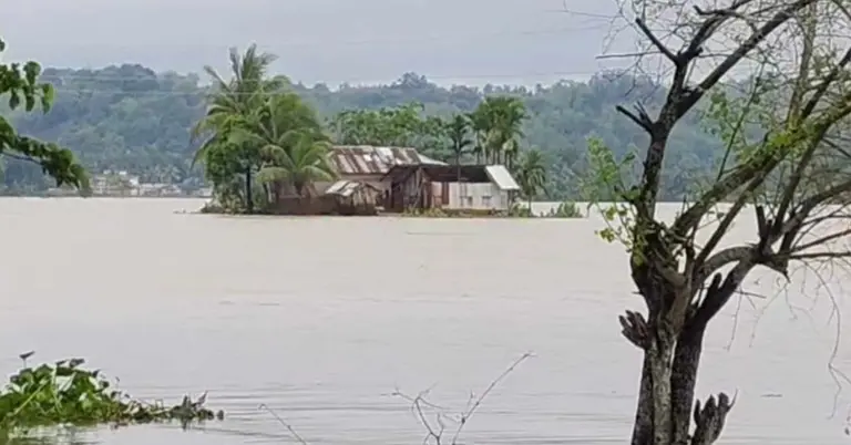 রাঙামাটির বন্যা পরিস্থিতি